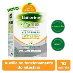 Tamarine Fibras Max Laranja Com 10 Sachês Hypera
