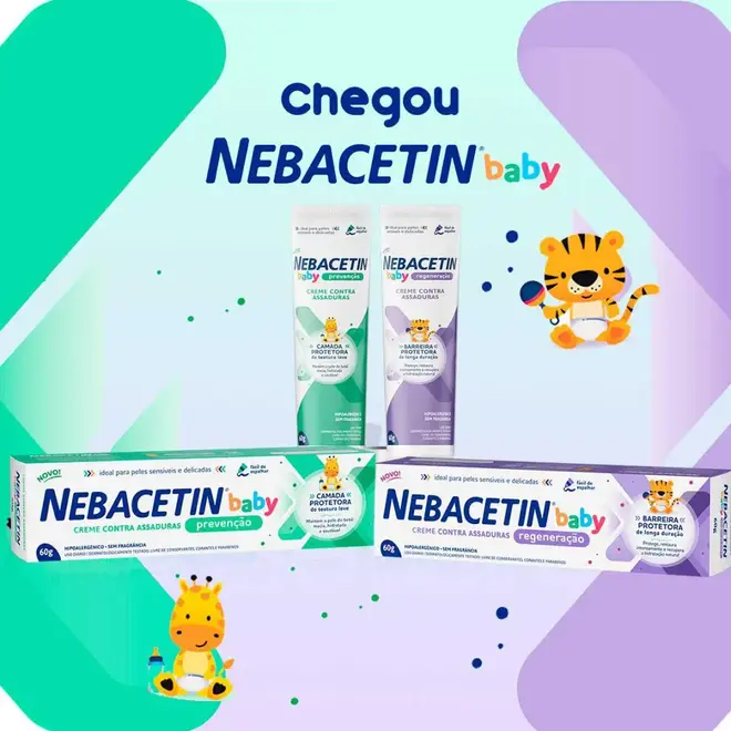 Nebacetin Baby Creme Regeneração 60G Hypera