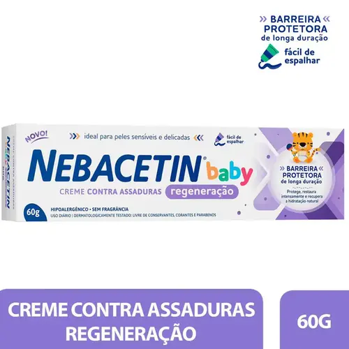 Nebacetin Baby Creme Regeneração 60G Hypera