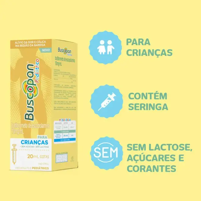 Buscopan Pediátrico Gotas Com 20Ml