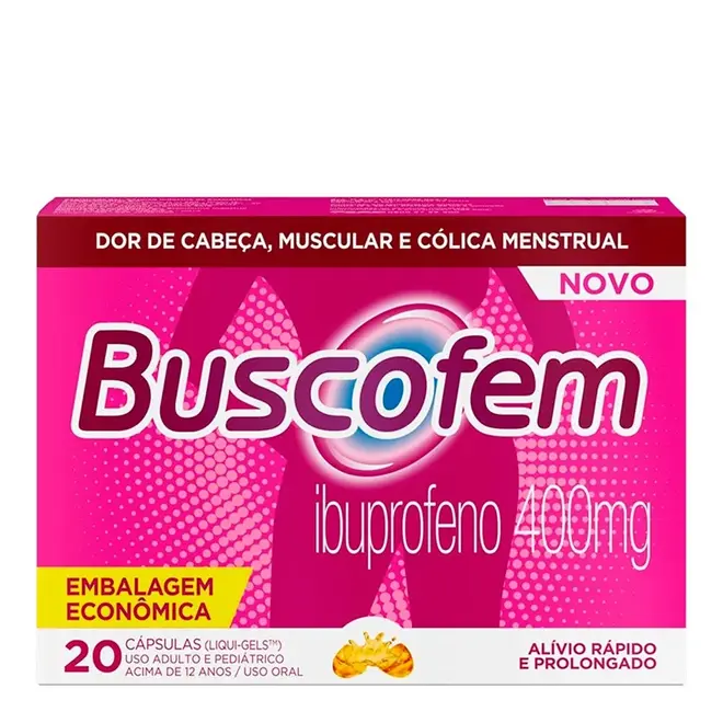 Buscofem 400Mg Com 20 Cápsulas