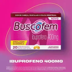 Buscofem 400Mg Com 20 Cápsulas