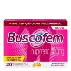 Buscofem 400Mg Com 20 Cápsulas