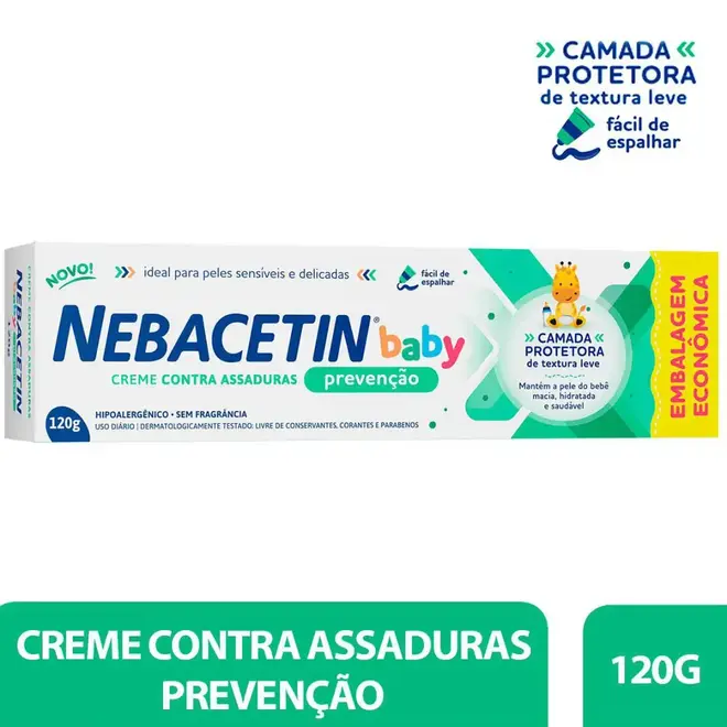 Nebacetin Baby Creme Prevent 120g Hypera