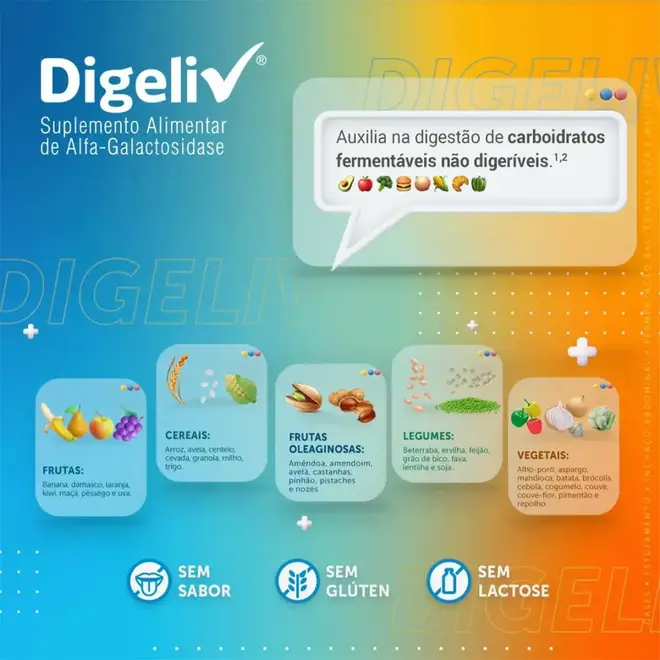 Digeliv 400Fcc Com 30 Comprimidos Mastigáveis Apsen