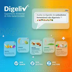 Digeliv 400Fcc Com 30 Comprimidos Mastigáveis Apsen