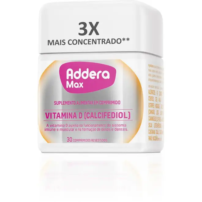 Addera Max Vit D Com 30 Comprimidos Hypera