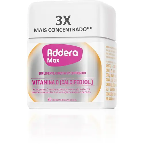 Addera Max Vit D Com 30 Comprimidos Hypera