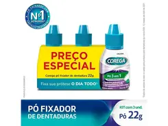 Corega Pó 22g Com 3 Unidades GSK