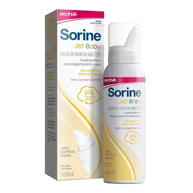 Sorine Jet Baby 0.9% 100ml Ache