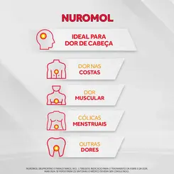 Nuromol 200mg + 500mg Com 12 Comprimidos Reckitt
