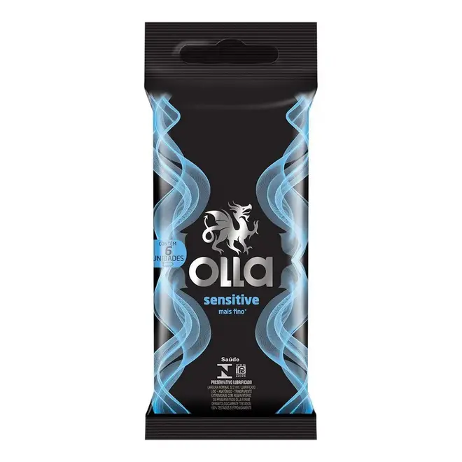 Preservativo Olla Sensitive Com 6 Unidades