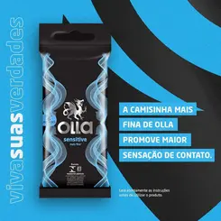 Preservativo Olla Sensitive Com 6 Unidades