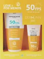 Kit Protetor Solar Dermunn Fps50 Corporal 200G Com Facial 50G