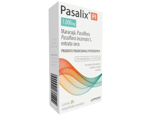 Pasalix PI 1.000mg Com 20 Comprimidos Marjan