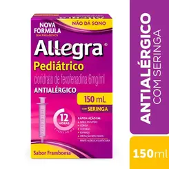 Allegra  6mg/ml Suspensão Oral Pediátrico com Copo Dosador - 150ml