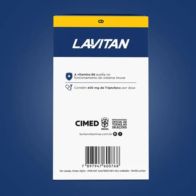 Lavitan Triptofano - 30 Cápsulas