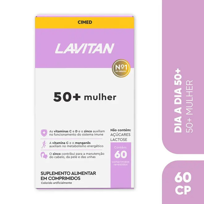 Lavitan 50+ Mulher - 60 Comprimidos