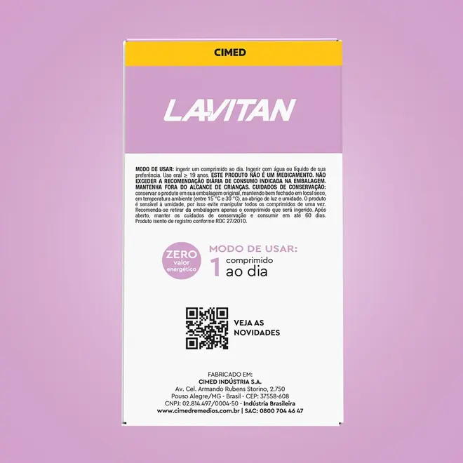 Lavitan 50+ Mulher - 60 Comprimidos