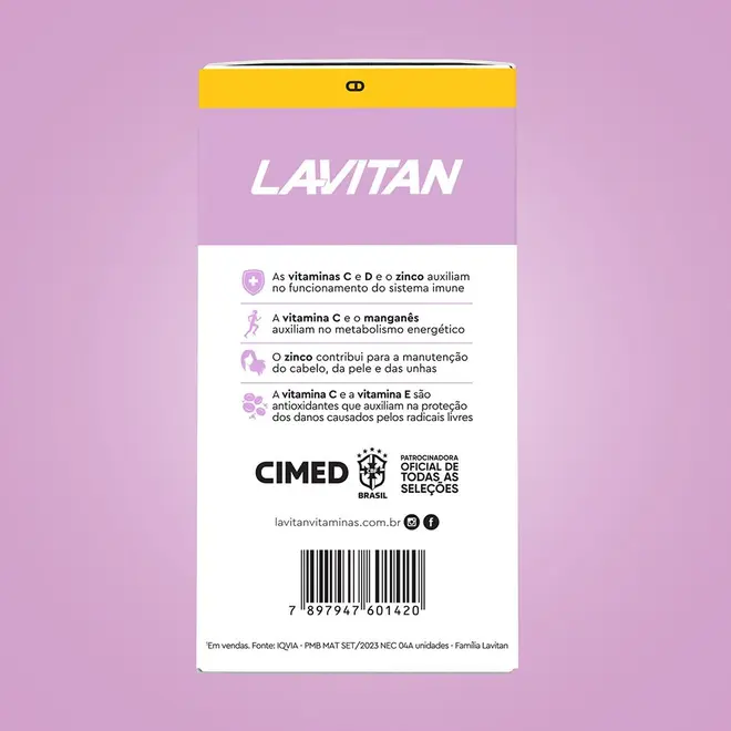 Lavitan 50+ Mulher - 60 Comprimidos