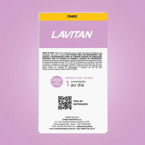 Lavitan 50+ Mulher - 60 Comprimidos