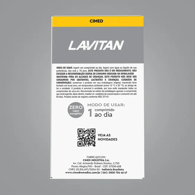 Lavitan 50+ Sênior - 60 Comprimidos