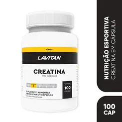Lavitan Creatina Cápsulas Frasco Com 100