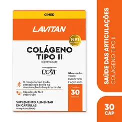 Lavitan Colágeno Tipo II - 30 Comprimidos