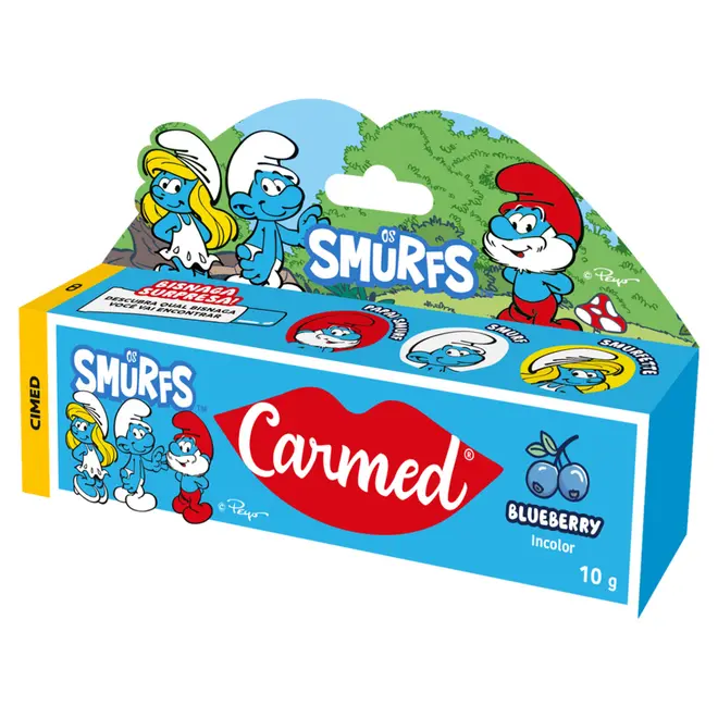 Protetor Labial Carmed Smurfs 10g - CIMED