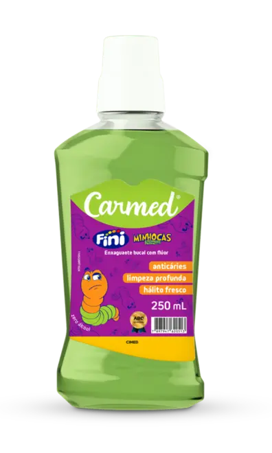 Enxaguante Bucal Carmed Minhocas 250ml