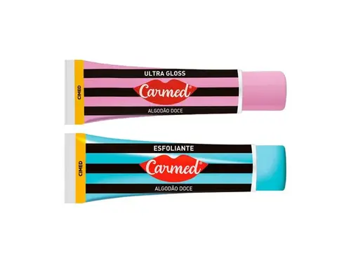 Kit Hidratante Labial Carmed SOS Esfoliante + Hidratante 10G