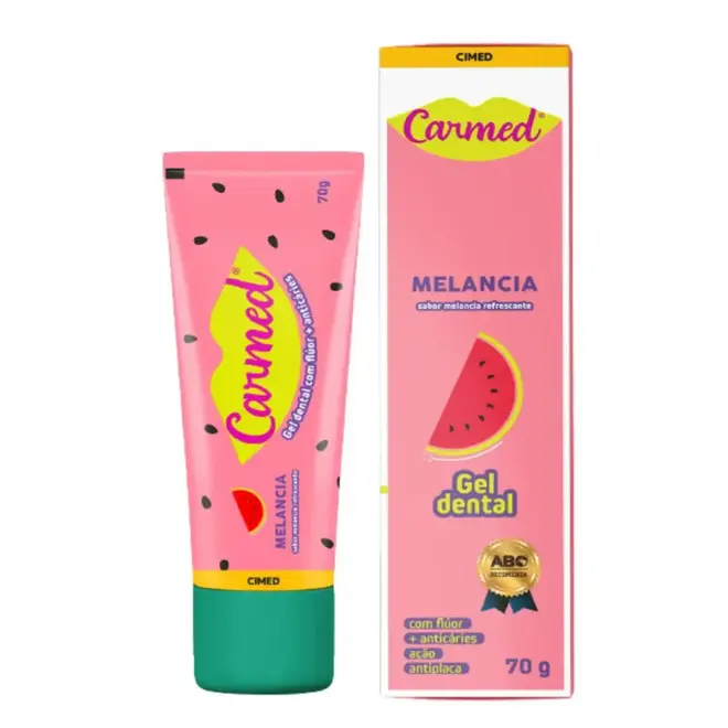 Gel Dental Carmed Melancia com Flúor 70g - CIMED