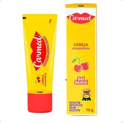 Gel Dental Carmed Cereja com Flúor 70g – CIMED