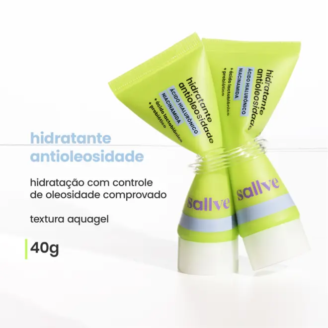 Sallve Hid Facial Antioleosidade 40G