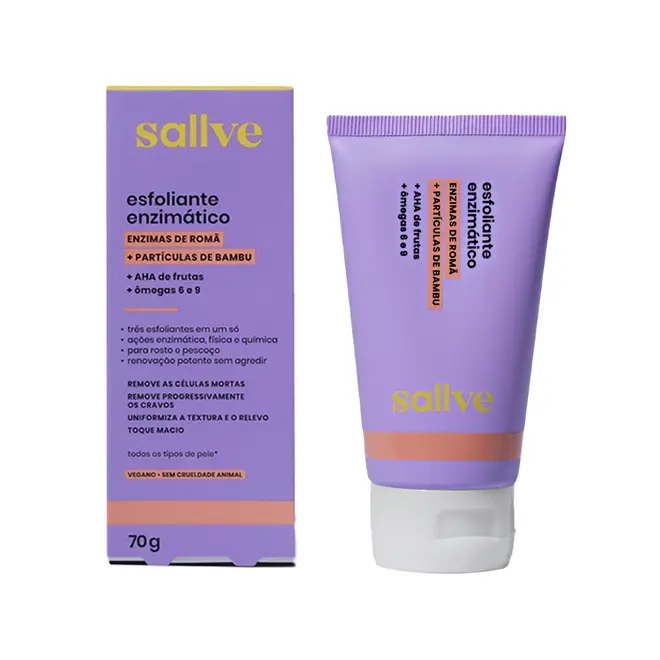 Sallve Esfoliante Enzimático Facial – 70 g