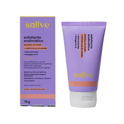 Sallve Esfoliante Enzimático Facial – 70 g