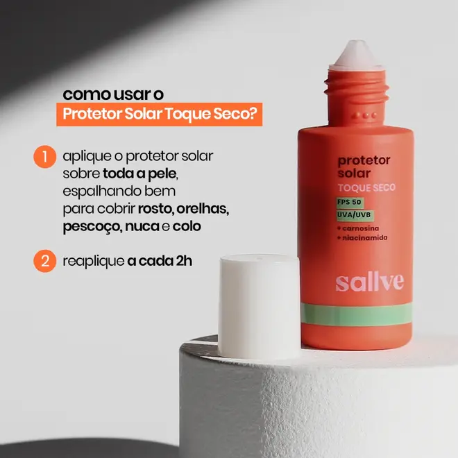Sallve Prot Solar Toque Seco Fps50 40G