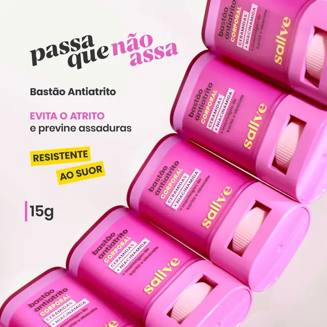 Sallve Bastao Antiatrito 15G
