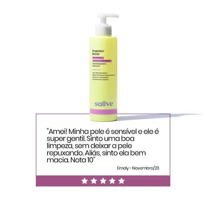 Sallve Limpador Facial 300Ml