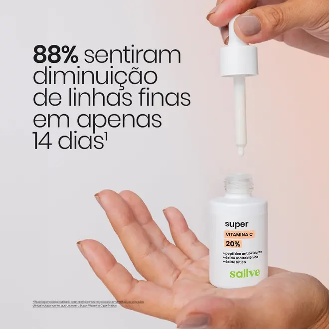 Sallve Cr Facial Super Antioxidante Vitamina C 30G