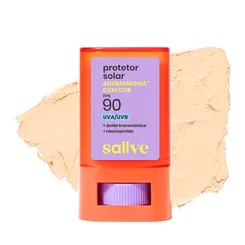 Sallve Protetor Solar Bastão FPS 90 com Cor 1 – 15 g