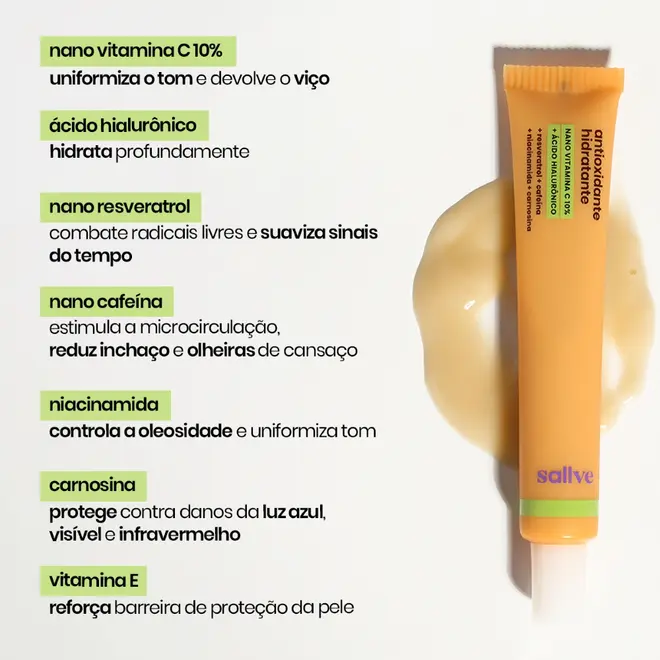 Sallve Hid Facial Antioxidante 35G