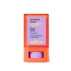 Sallve Protetor Solar Bastão FPS 90 com Cor 4 – 15 g