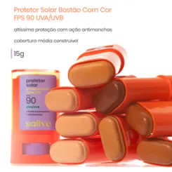 Sallve Protetor Solar Bastão FPS 90 com Cor 4 – 15 g