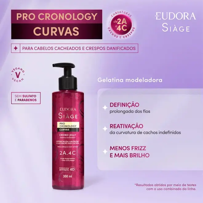 Finalizador Jelly Siage Pro Cronology Curvas 300Ml