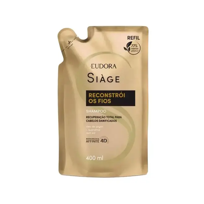 Sh Siage Reconstroi Fios 400Ml Eudora Refil