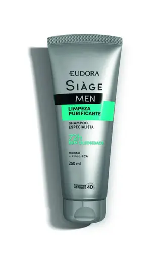 Shampoo Siage Men Limpeza Purifica 250Ml Eudora