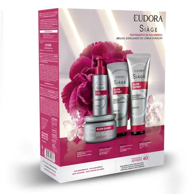 Kit Siage Glow Expert Sh+Cond Eudora