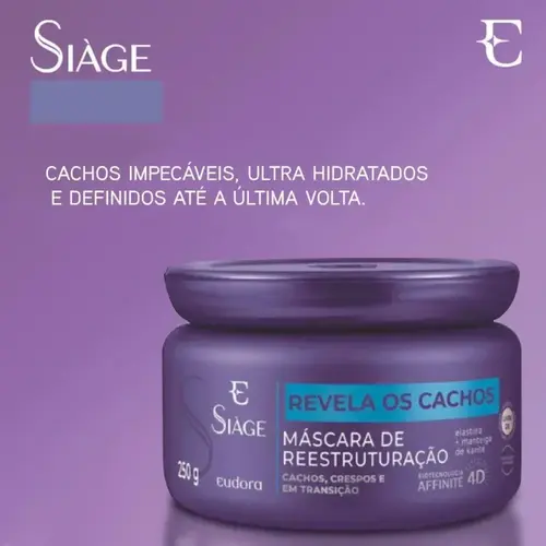 Máscara Tratamento Siage Revela Cachos 250G Eudora