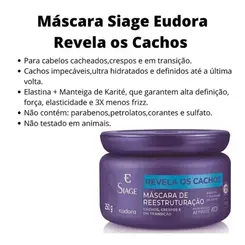 Máscara Tratamento Siage Revela Cachos 250G Eudora